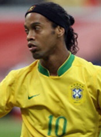 9º lugar - Ronaldinho: 33 gols em 97 jogos pela Seleção