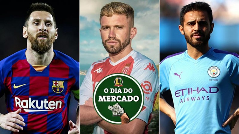 O futebol vai retomando suas atividades ao redor do mundo e o mercado da bola segue agitado. O Manchester City pode oferecer Bernardo Silva para tentar a contratação de Messi, Caio Henrique foi apresentado no Monaco... confira o dia do mercado desta quinta-feira! 