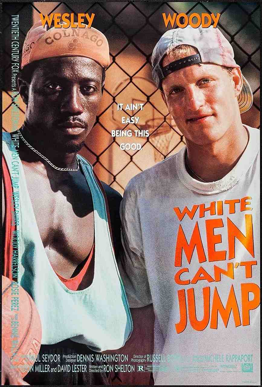 Homens Brancos não Sabem Enterrar (1992) - É um filme diferente da maioria da lista. É o basquete fora das quadras convencionais. Wesley Snipes e Woody Harrelson se juntam para formar uma dupla praticamente imbatível, ganham dinheiro em jogos apostados, enquanto tentam se livrar de um gangster. É imperdível