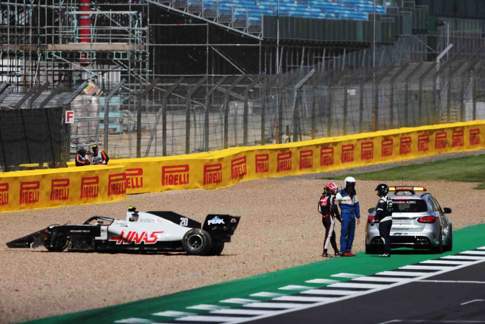 Batida do dinamarquês causou entrada do safety-car 