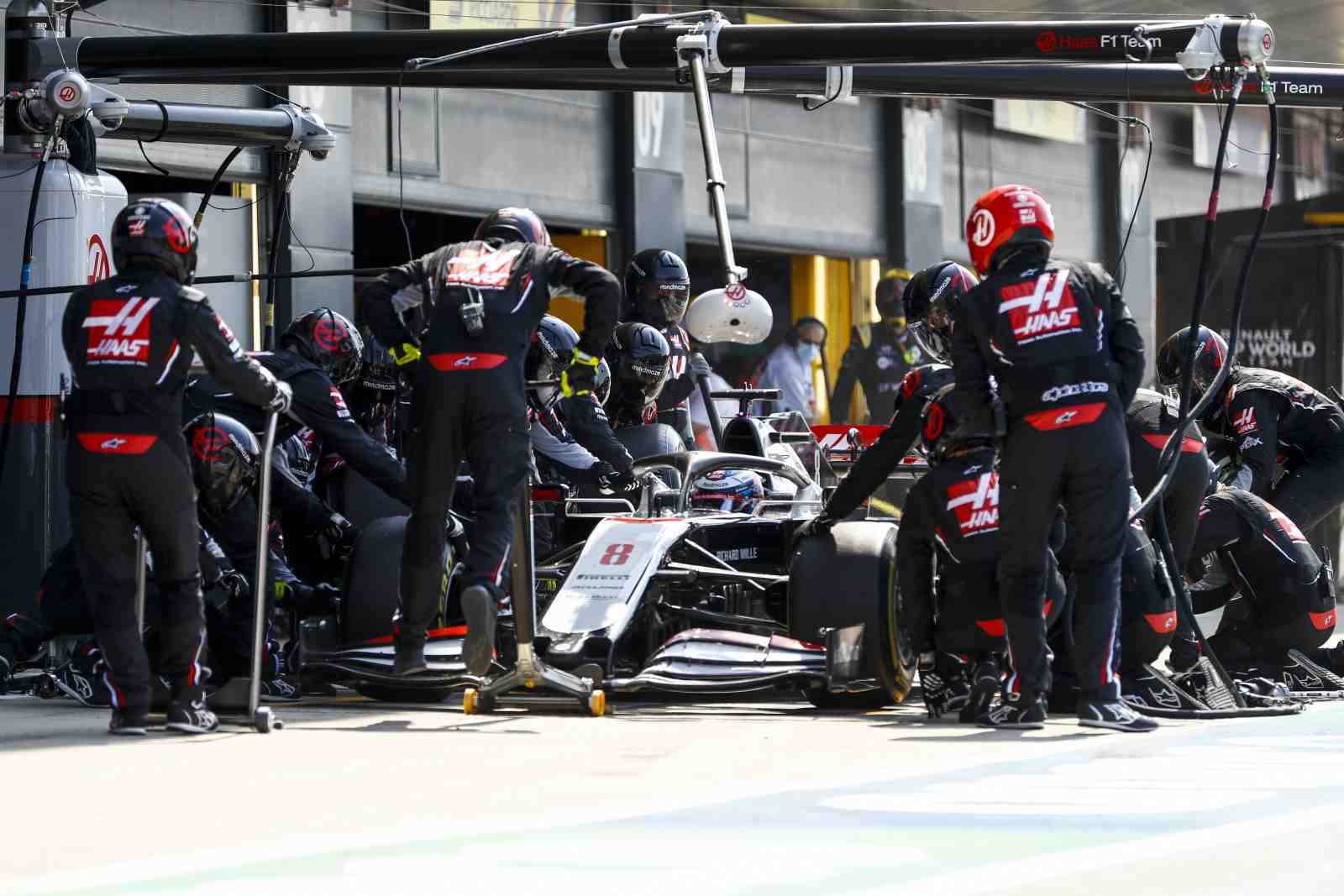 Romain Grosjean fechou o GP na 16ª posição