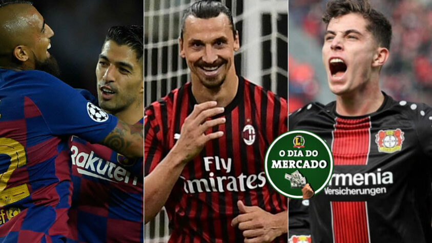 Apesar da pandemia do novo coronavírus, o mercado da bola não para. A manhã desta segunda-feira foi agitada, com saídas de nomes de peso no Barcelona, Milan aguardando Ibra sobre renovação e Havertz perto do futebol inglês. Veja estas e outras negociações! 