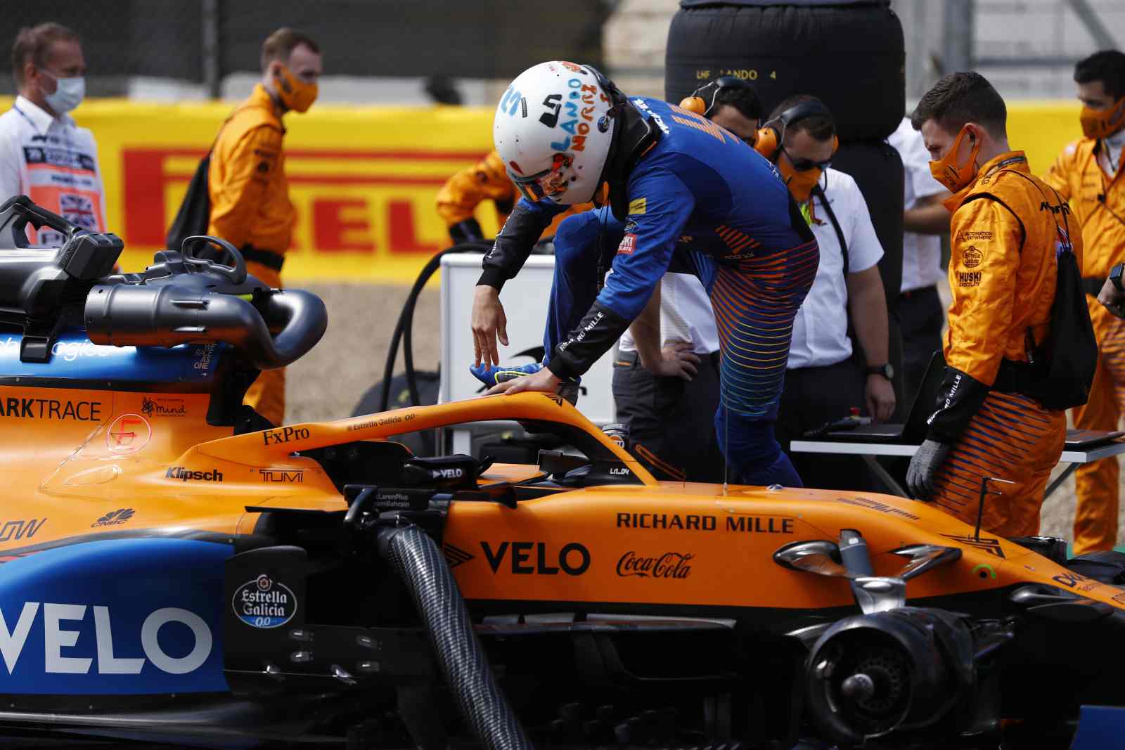 Norris acabou como o único piloto da McLaren a pontuar 
