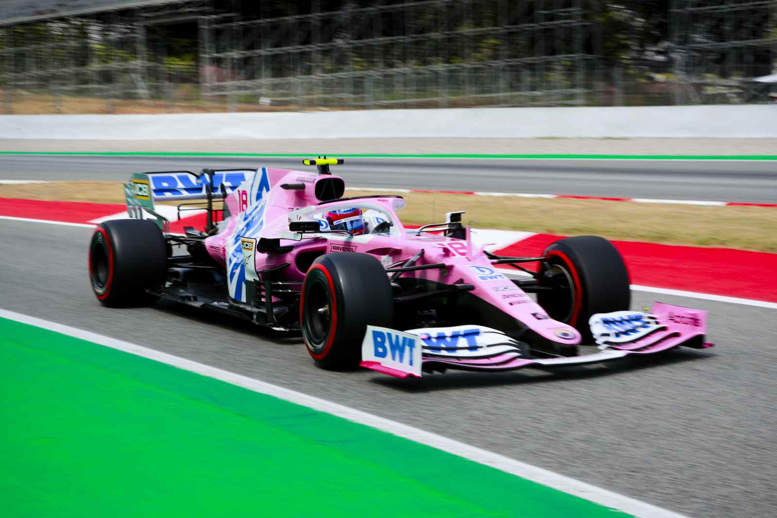 Lance Stroll ficou com a quinta posição no grid em Barcelona