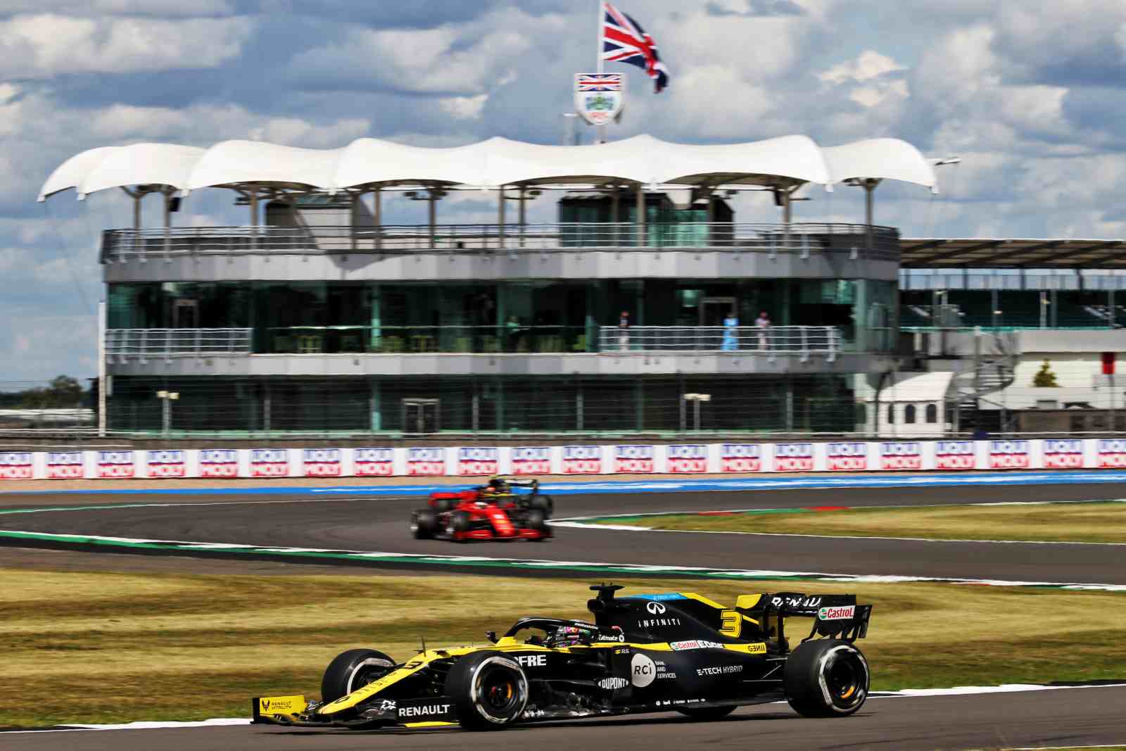 Daniel Ricciardo teve um grande resultado. Quarto lugar em Silverstone