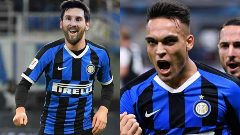 Inter de Milão - Handanovic, Godín, De Vrij, Bastoni; D'Ambrosio; Brozovic, Barella, Young; Messi, Lautaro Martínez e Lukaku. Técnico: Antonio Conte.