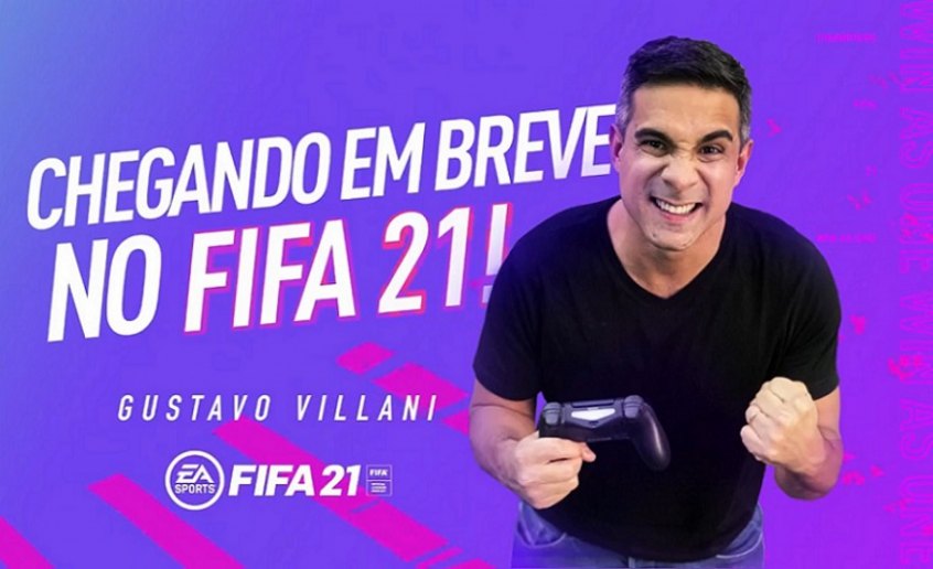 O game Fifa começou a ser narrado em português em 1999. Gustavo Villani foi anunciado como novo narrador em 2021. Você se lembra quais foram os outros brasileiros no game? Confira!