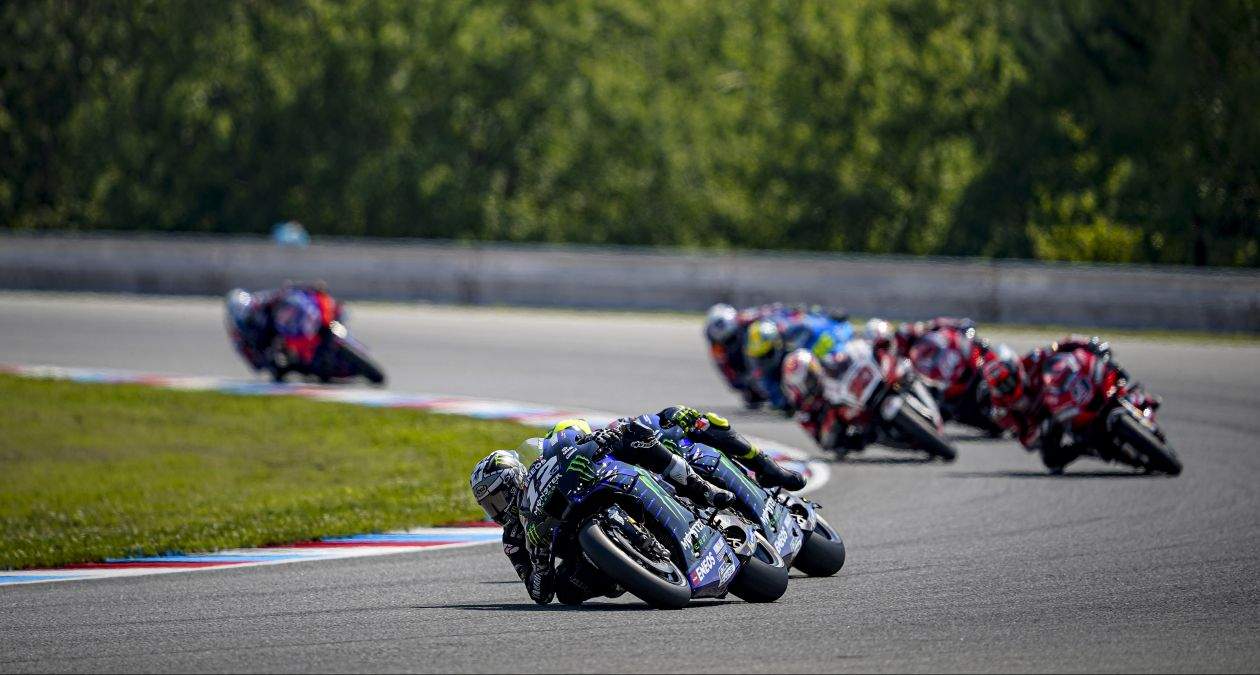 Maverick Viñales durante o GP da Tchéquia