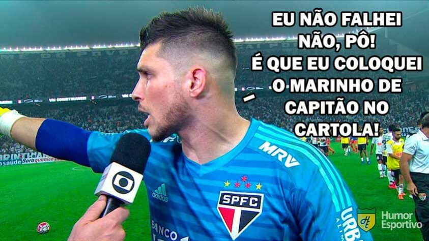 Com dois gols de Gabriel Sara e falha de Tiago Volpi, Santos e São Paulo empataram na Vila na noite deste sábado. Marinho, que entrou no segundo tempo, foi decisivo mais uma vez e foi um dos protagonistas dos memes. Veja na galeria!