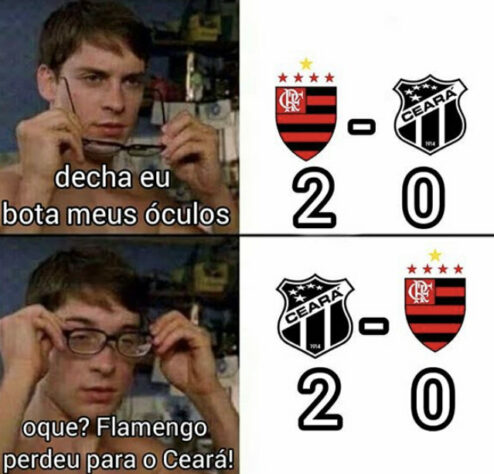 Brasileirão: os memes de Ceará 2 x 0 Flamengo