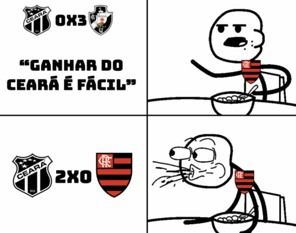 Brasileirão: os memes de Ceará 2 x 0 Flamengo