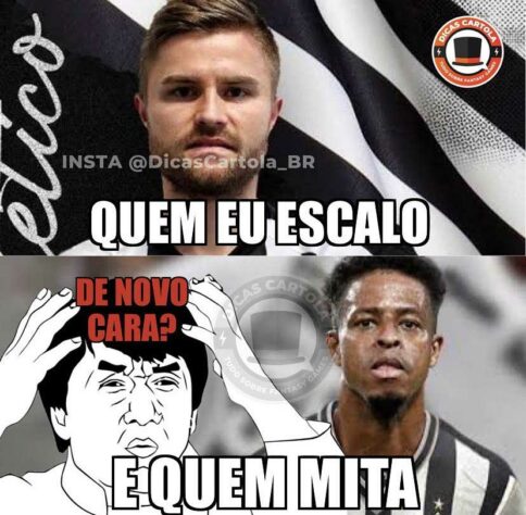 Memes: após segundo hat-trick consecutivo, Keno foi exaltado pelos torcedores do Atlético-MG.