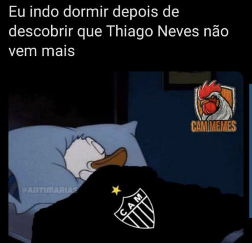 Negociação entre Atlético-MG e Thiago Neves rendeu memes nas redes sociais