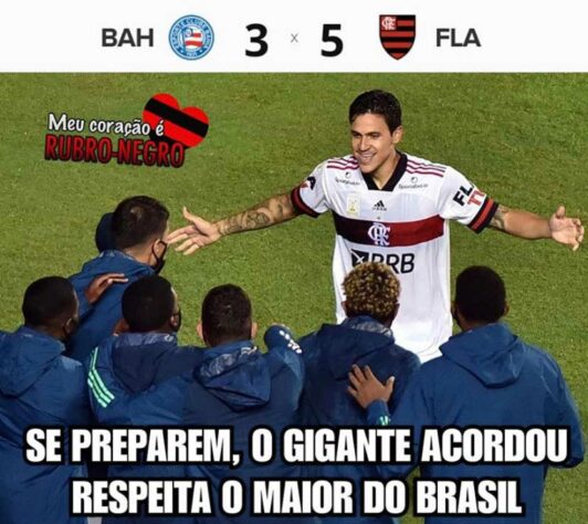 Brasileirão: os memes de Bahia 3 x 5 Flamengo
