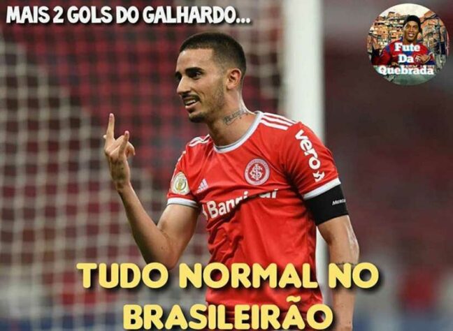 Com excelente início no Brasileirão, Thiago Galhardo ganha memes nas redes sociais