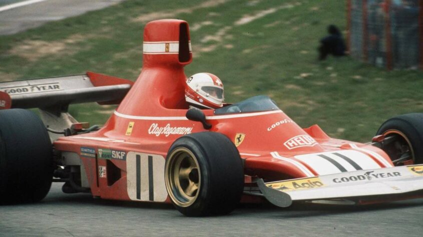 14 - Clay Regazzoni foi vice-campeão em 1974 e fechou sua passagem na Ferrari com 4 vitórias