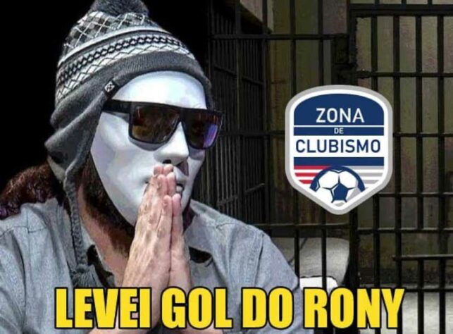 Primeiro gol de Rony com a camisa do Palmeiras rende memes nas redes sociais