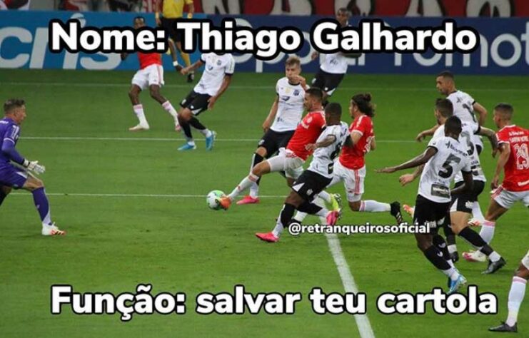 Com excelente início no Brasileirão, Thiago Galhardo ganha memes nas redes sociais