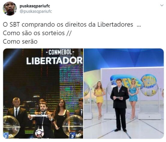 SBT e Libertadores: parceria para transmissão da competição virou meme na web