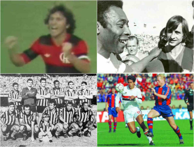 Um dos maiores times do mundo e com glórias pelo Velho Continente, o Barcelona tem também em sua história confrontos marcantes contra clubes brasileiros. Entre jogos e torneios amistosos e até mesmo duelos decisivos pelo Mundial de Clubes, a equipe catalã já enfrentou 14 times brasileiros. Veja a seguir todos os confrontos.