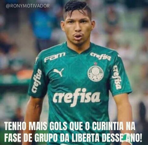 Primeiro gol de Rony com a camisa do Palmeiras rende memes nas redes sociais