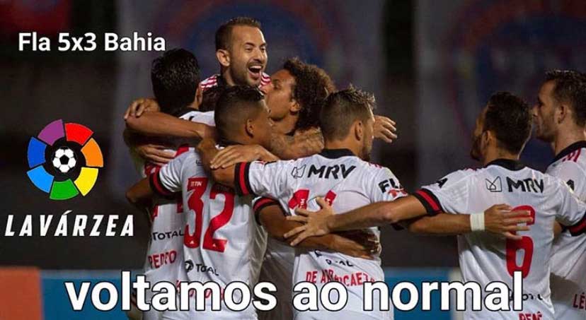 Brasileirão: os memes de Bahia 3 x 5 Flamengo