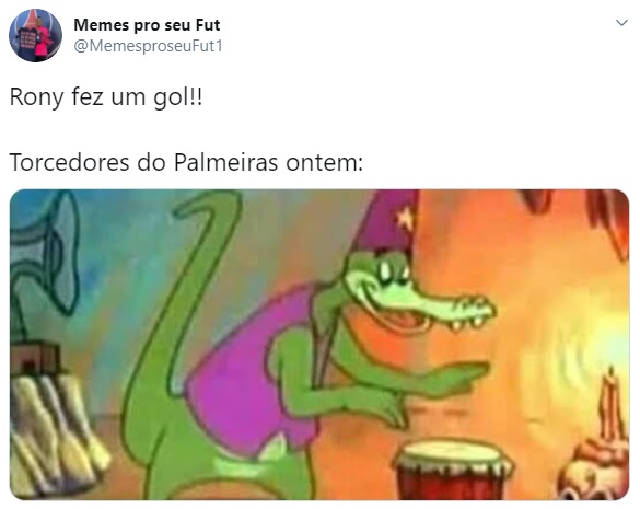 Primeiro gol de Rony com a camisa do Palmeiras rende memes nas redes sociais