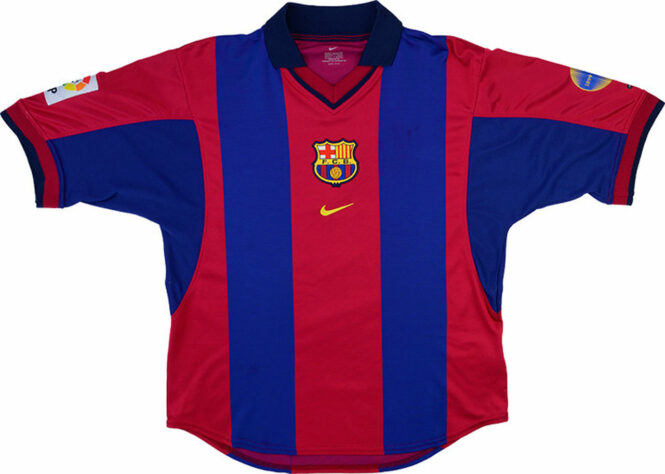 Camisa do Barcelona temporada 2000/2001