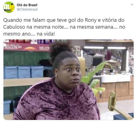 Primeiro gol de Rony com a camisa do Palmeiras rende memes nas redes sociais