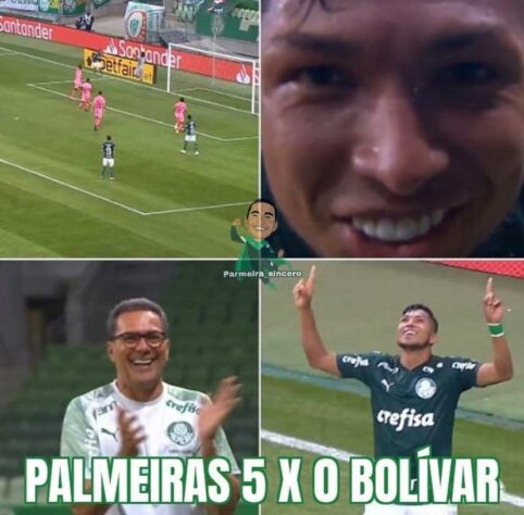 Primeiro gol de Rony com a camisa do Palmeiras rende memes nas redes sociais