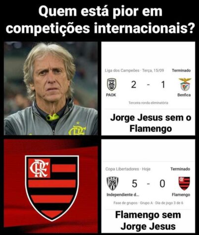 Suco Del Valle, Cincum e muito mais: Flamengo sofre com memes após derrota por 5 a 0 para o Independiente del Valle