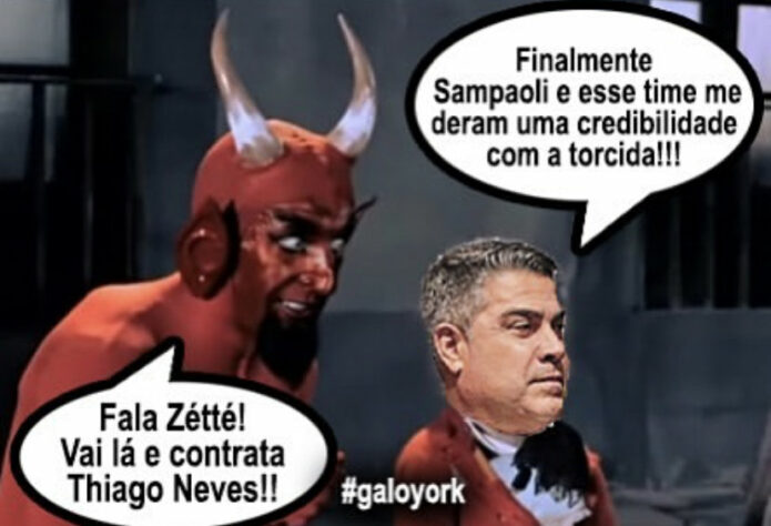 Negociação entre Atlético-MG e Thiago Neves rendeu memes nas redes sociais