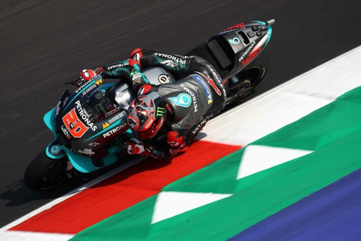 Fabio Quartararo foi o terceiro colocado das atividades em Misano