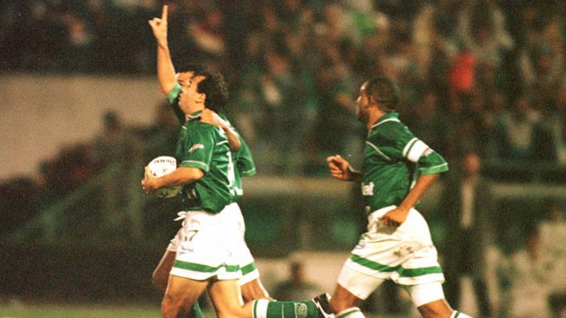 Mercosul 1999 - Palmeiras 7 x 3 Cruzeiro - PAL (Paulo Nunes x2, Euller x2, Evair x2 e Alex) CRU (Marcelo Ramos, Isaías Aragão e Ricardinho)