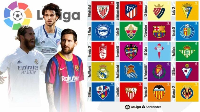 O Campeonato Espanhol 2020/2021 já está pronto para voltar! Confira aqui quais serão os jogos desse final de semana, o calendário apertado, craques, novidades e reforços, além da nova bola da competição!