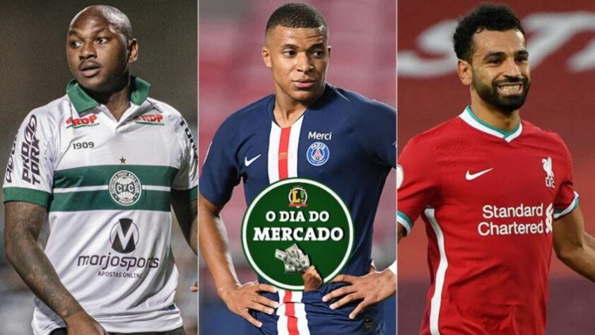 A diretoria do Coritiba não gostou nada de uma atitude de Sassá e o afastou do elenco neste domingo. Na Europa, Mbappé e Salah querem novos ares para a próxima temporada. Confira tudo que rolou neste domingo no mercado da bola!