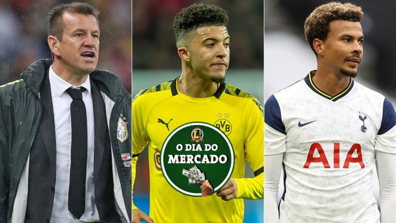 Apesar da pandemia, o mercado da bola segue quente. Segundo o comentarista Neto, a direção do Corinthians tem interesse no tetracampeão Dunga para assumir a equipe, já o Manchester United não desistiu da contratação de Jadon Sancho e Dele Alli pode estar de saída do Tottenham. Confira essas e outras novidades do mercado desta quarta. 