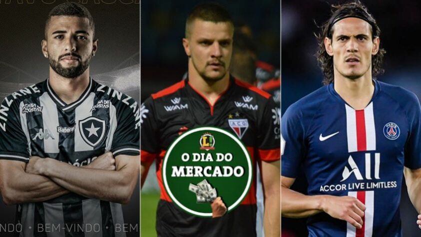 O dia do mercado foi agitado, com martelo batido em várias negociações, dentro e fora do Brasil. Por outro lado, outros atletas estão em alta e buscando seu novo clube, enquanto Cavani parece estar perto de formar ataque com outro uruguaio. Confira!