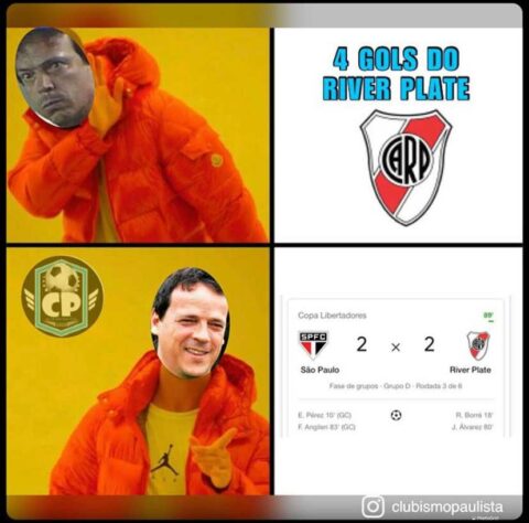 Libertadores: os melhores memes de São Paulo 2 x 2 River Plate