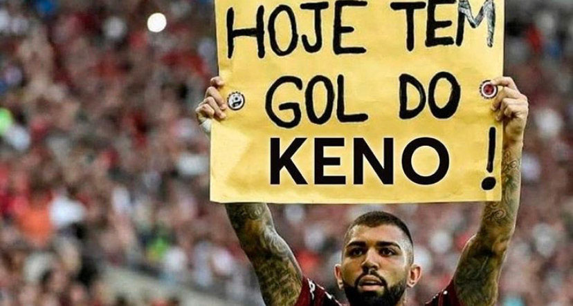 Memes: após segundo hat-trick consecutivo, Keno foi exaltado pelos torcedores do Atlético-MG.
