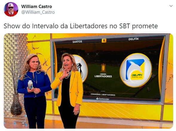 SBT e Libertadores: parceria para transmissão da competição virou meme na web