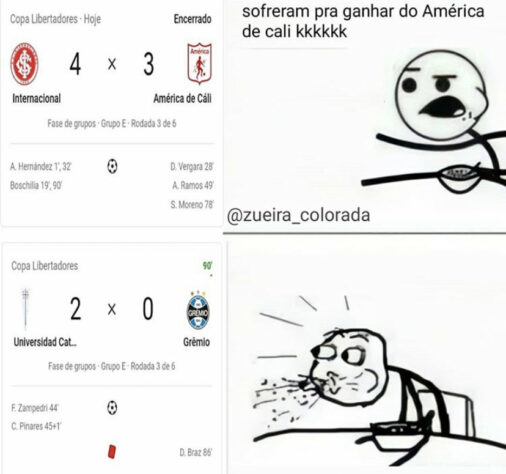 Libertadores da América: os memes de Universidad Católica 2 x 0 Grêmio