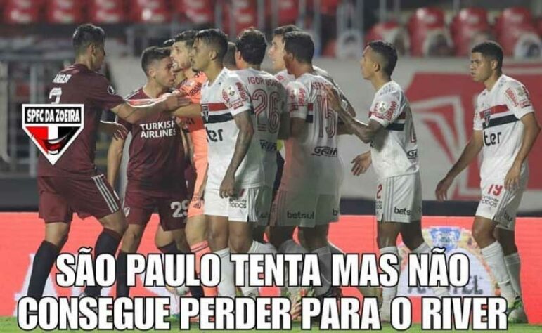 Libertadores: os melhores memes de São Paulo 2 x 2 River Plate