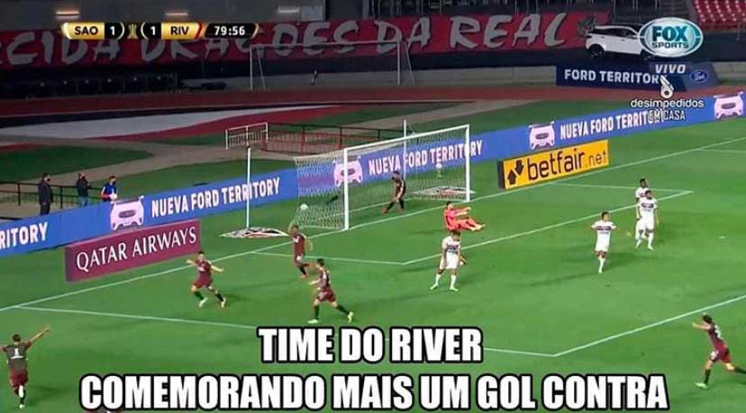 Libertadores: os melhores memes de São Paulo 2 x 2 River Plate