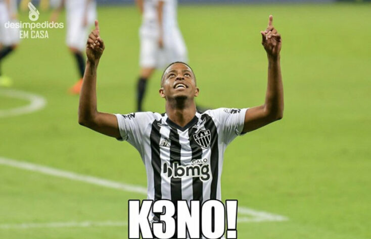 Memes: após segundo hat-trick consecutivo, Keno foi exaltado pelos torcedores do Atlético-MG.