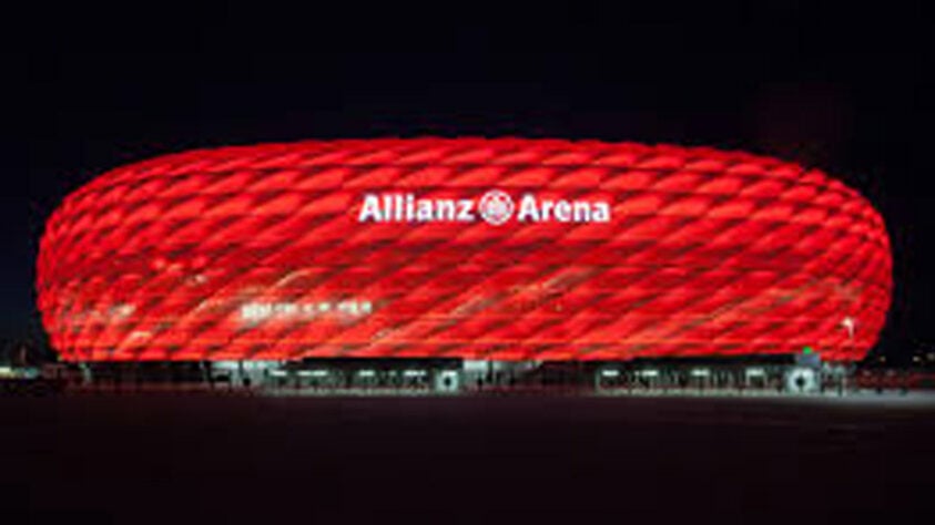 Allianz Arena, em Munique, na Alemanha.