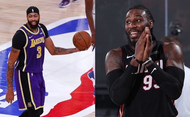 Jae Crowder (Heat) x Anthony Davis (Lakers) -  (Ala-pivô)  O astro Anthony Davis é sério candidato a MVP das finais e tende a ser o maior problema para o time de Miami. Mesmo sem ter a mesma envergadura de nomes como Adebayo, Derrick Jones Jr e Kevin Olynyk, o ala Jae Crowder tem sido o titular da posição nos playoffs. Seu objetivo, claro, será o de tentar amenizar o impacto de Davis em quadra. Embora sua contribuição seja essencialmente defensiva, o camisa 99 do Heat angaria as melhores médias da carreira em arremessos de longa distância (44%), o que o torna uma arma ofensiva importante.