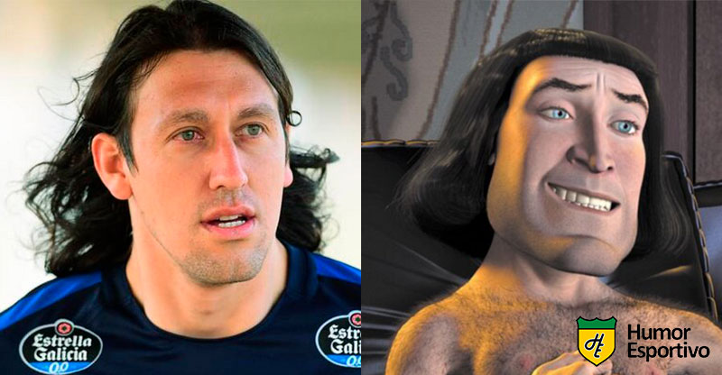 Jogadores parecidos com desenho: Cássio e Lord Farquaad (Shrek)