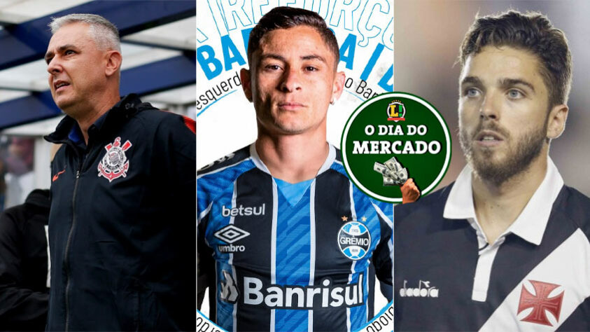 Apesar da pandemia, o mercado da bola segue quente. O técnico Tiago Nunes foi demitido pela direção do Corinthians, o Grêmio anunciou o lateral-esquerdo Diogo Barbosa e o lateral direito Cláudio Winck deve deixar o Vasco para jogar em Portugal. Confira essas e outras novidades do mercado desta sexta.