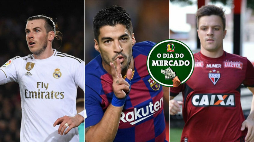 O fim de semana começou agitado no mercado da bola. Após sete anos distantes, Bale retornou ao Tottenham, Pirlo admite dificuldade em ter Suárez na Juve, Renato Kayser novo reforço do Furacão... Confira o dia do mercado deste sábado! 